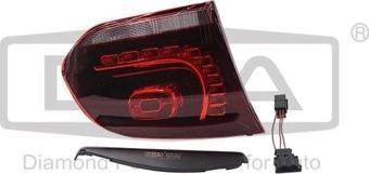 5K0945093AJ Stop Lambası İç SOL Led Karartılmış - Golf 6