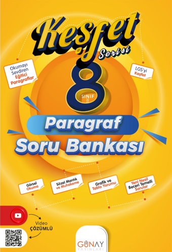 Keşfet Paragraf Soru Bankası - Günay Yayınları