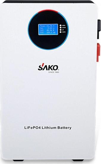 Sako Li-Sun 51.2 Volt 100Ah LifePo4 Lityum Akü