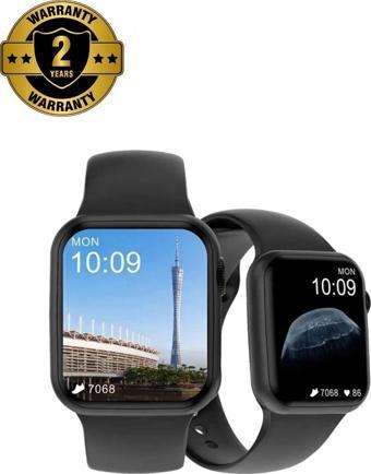 Su Geçirmez 45mm Simli Watch 7 Ios Android Sağlık Spor Sensörlü Bluetooth Aramalı Alarm Akıllı Saat