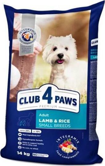 Club4Paws Premium Kuzu Etli Pirinç Küçük Irk Yetişkin Köpek Maması 14 Kg - Petshopundan