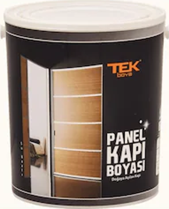 TEK SU BAZLI AMERİKAN PANEL KAPI BOYASI BEYAZ 0,75LT