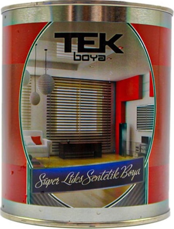 TEK SÜPER LÜKS SENTETİK YAĞLI BOYA MAT BEYAZ 2.5 LT