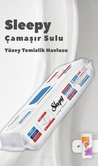 Sleepy 4XL Mopa Uyumlu Çamaşır Sulu Havlu ve Pamuk