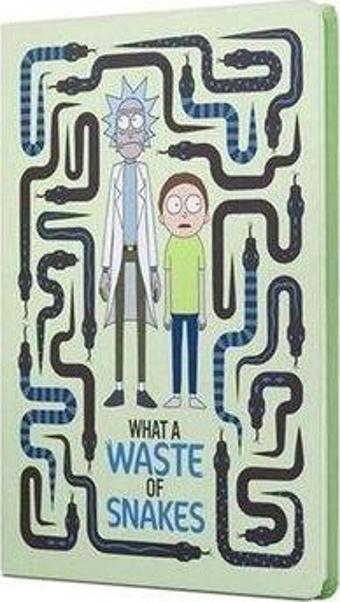 Mabbels Rick And Morty Sert Kapak Butik Defter Yılan Krem 80 Yaprak 15 x 21 388074