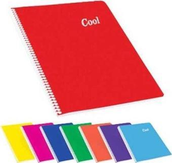 Keskin Color A4 72 Yaprak Kareli Plastik Kp.Spiralli Cool Defter 321612-99