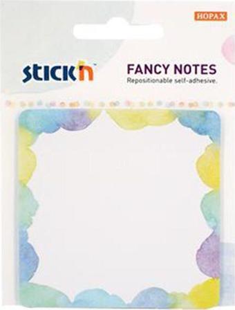 Hopax Stıckn Yapışkanlı Not Kağıdı Fancy 30 Yaprak 70x70 Mm