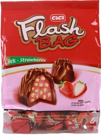 Cici Flash Bag Çilekli 500 Gr. (1 Poşet)