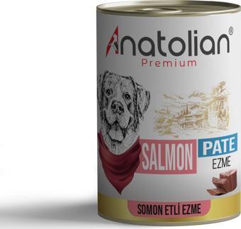 Anatolian Premium Adult Salmon Pate Yetişkin Somonlu Ezme Köpek Konservesi 400 gr