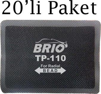 Brio Lastik Yaması 75X55Mm 20'li Paket