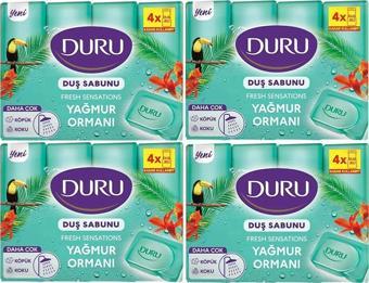 Duru Duş Sabunu Fresh Sensations Yağmur Ormanı 4 X 150 Gr 4 Adet