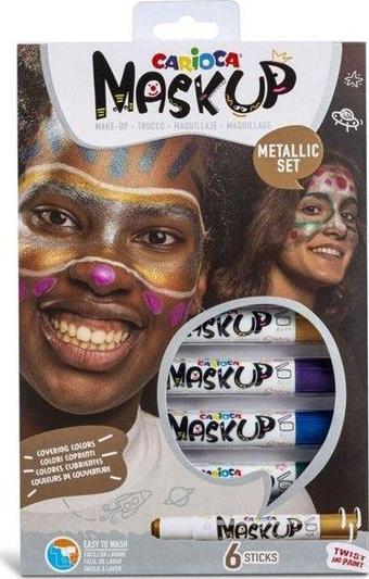 Carioca Metalik 6 Renk Mask Up Yüz Boyası