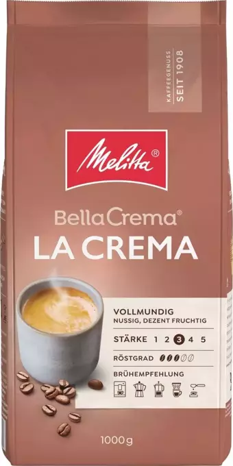 Melitta Bellacrema Lacrema 1000G Çekirdek Kahve