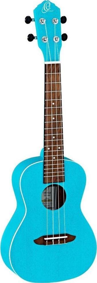 Ortega RULAGOON Concert Ukulele (Transparent Turquoise)