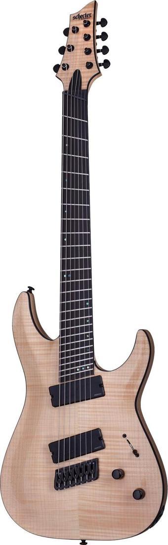 Schecter C-7 Multiscale SLS Elite 7 Telli Elektro Gitar (Natural)