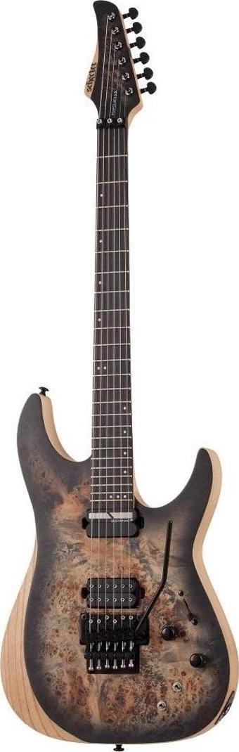 Schecter Reaper-6 FR-S Elektro Gitar (Satin Charcoal Burst)