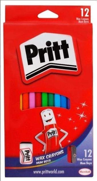 Pritt Silinebilir 12 Renk Mum Boya