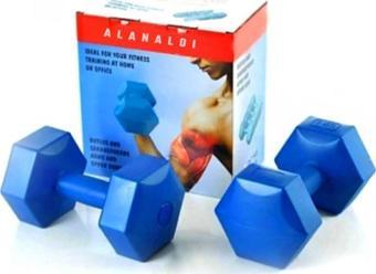 AlanAldı Köşeli Dambıl Ağırlık Seti Fitness Vücut Geliştirme Aleti 10 Kilogram Dumbel Set