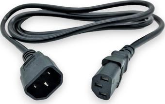 C13-C14 GÜÇ KABLOSU 1,8 MT 3X0,75mm (POWER CORD)