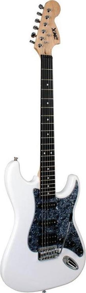 DMX Stratocaster ST-WH Elektro Gitar (Taşıma Çantası Hediyeli)