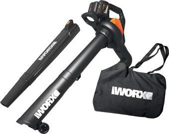 WORX WG583E 40Volt 4.0Ah. Li-ion Kömürsüz Profesyonel Yaprak Toplama ve Üfleme