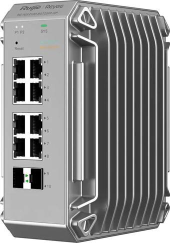 Ruijie Reyee RG-NIS3100-8GT2SFP-HP 8 Port Poe 2xSfp Gigabit Yönetilebilir Endüstriyel PoE Switch