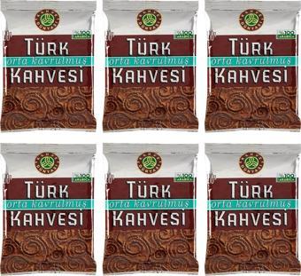 Kahve Dünyası Orta Kavrulmuş Türk Kahvesi 100 gr - 6 lı