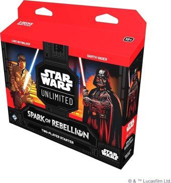 STAR WARS UNLIMITED CARD GAME SPARK OF REBELLION TWO PLAYER STARTER SET -İKİ OYUNCULU BAŞLANGIÇ SETİ