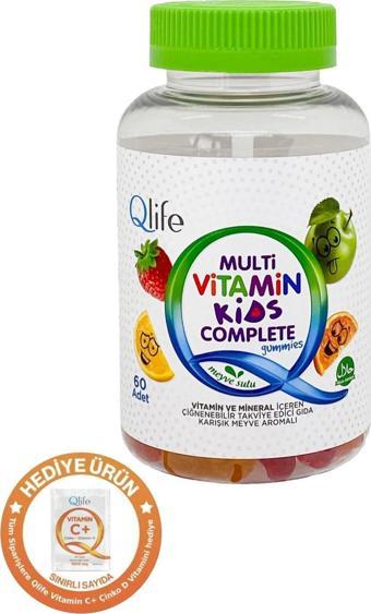 Qlife Multivitamin Kids Complete Gummies Çiğnenebilir 60 Adet