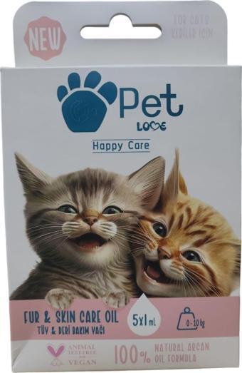 Pet Love Tüy Bakım Yağı Kedi 5*1ml  Adet