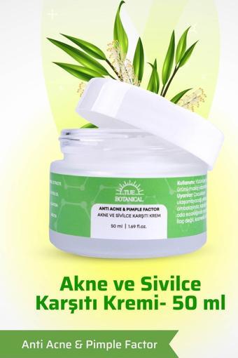 Tije Botanical Akne Ve Sivilce Karşıtı Krem - 50 Ml - Anti Acne & Pimple Factor