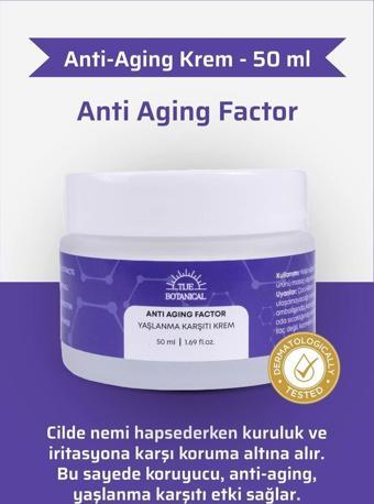 Tije Botanical Anti-Aging Krem - 50 Ml Anti Aging Factor