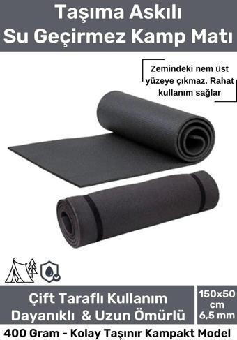 Taşıma Askılı Su Geçirmez Konforlu Kalın Rahat Çift Taraflı Kamp Zemin Çadır Uyku Matı Yer Minderi