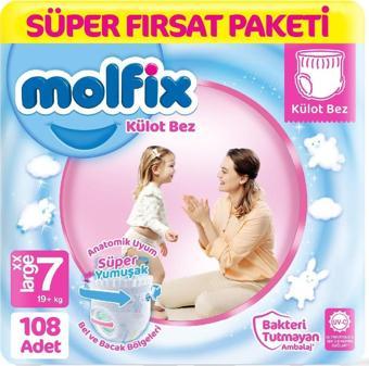 Molfix 7 Beden XX Large 108'li Külot Bez