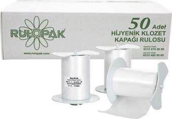 Rulopak Sensörlü Hijyenik Klozet Kapağı Rulosu - 50 Adet