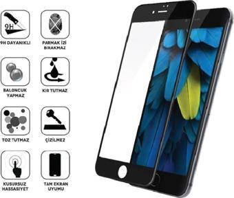 Techno Guru İphone 8 Esnek Kırılmaz Ekranı Tam Kaplayan Mat Seramik Ekran Koruyucu