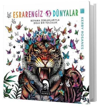 Esrarengiz Dünyalar - Boyama Zorluklarıyla Dolu Bir Yolculuk - Kerby Rosanes - Romos Kitap