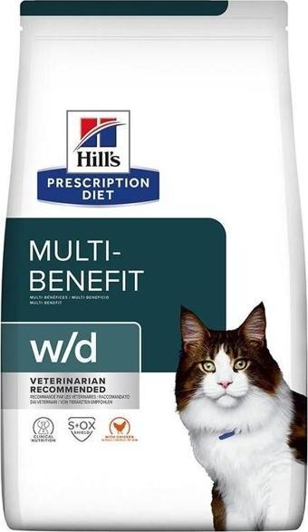 Hill's PRESCRIPTION DIET w/d Multi-Benefit Kedi Maması 1.5 kg