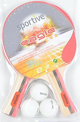 Sportive Eagle Masa Tenisi Seti (2 Raket + 3 Top)