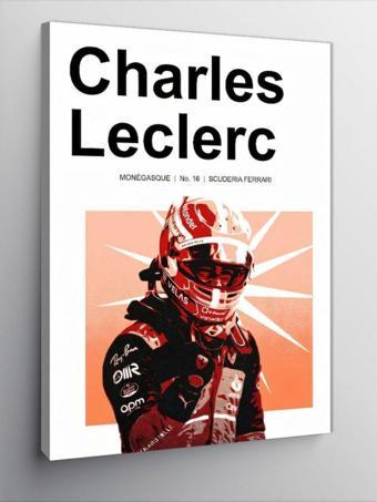 Ekart Kanvas Tablo Charles Leclerc Formula 1