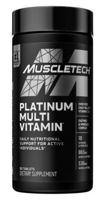 Swanson Muscletech Platinum Multi-Vitamin , 90 Tablets. Usa Version.3533