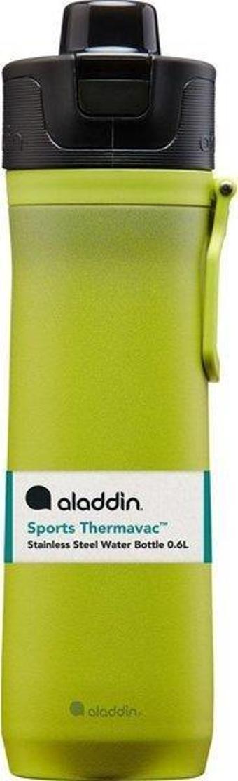 Aladdin Sports Thermavac Water Bottle 0.6L Termos Lime