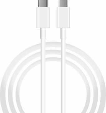 ScHitec Samsung Galaxy A53 5G 6A 60W Type-C to Type-C 2Metre Süper Hızlı Data ve Şarj Kablosu
