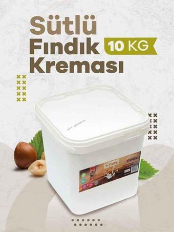 Bi Fındık Doğal Bol Sütlü Parça Fındıklı Fındık Kreması Katkısız Atıştırmalık Kahvaltılık Sürülebilir 10Kg