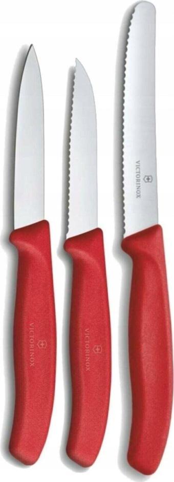 Victorinox Kırmızı Soyacak Seti 3'Lü Set