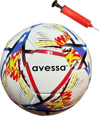 Avessa FT150-100MB Futbol Topu Mavi-Beyaz 3 Astar Pompalı