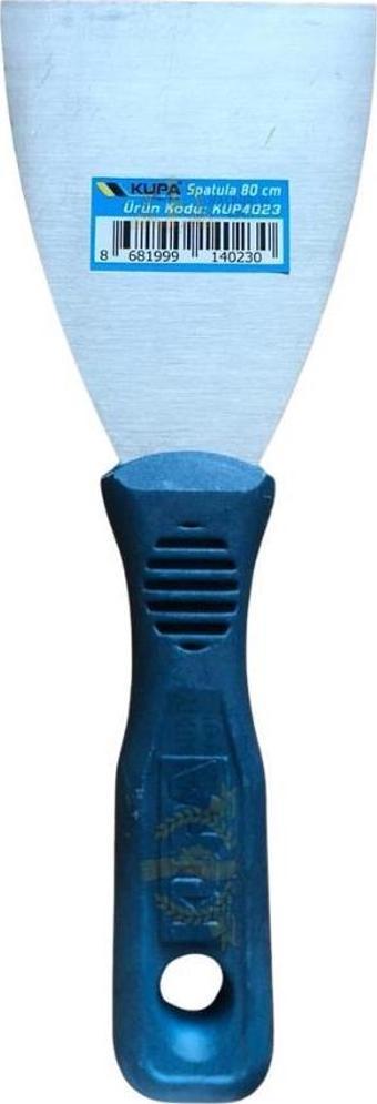 Kupa Plastik Saplı Çelik Spatula - 8 cm.