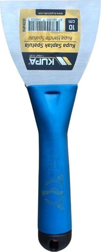 Kupa Plastik Saplı Sap Takılabilir Çelik Spatula - 10 cm.