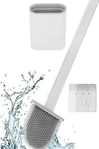 Mobgift Bükülebilir Silikon Tuvalet Banyo Fırçası