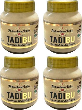 Abdurrahman Tatlıcı Tadıbu Parçacıklı Fındık Ezmesi 330 gr x 4 Adet